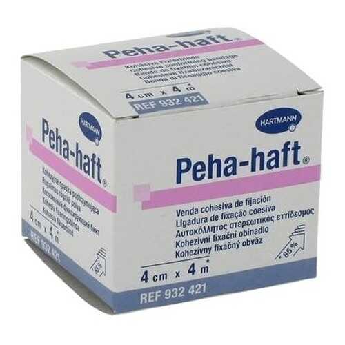 Бинт Peha-haft самофиксирующийся без латекса белый 4 м х 4 см в Горздрав