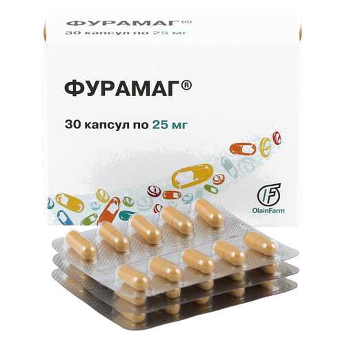 Фурамаг капсулы 25 мг 30 шт. в Горздрав