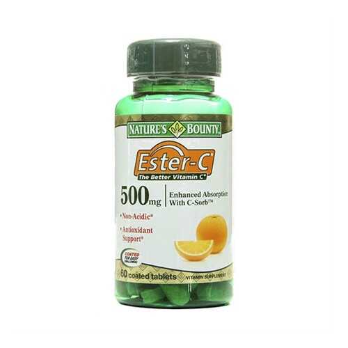 Nature's Bounty Ester-C 500 мг таблетки 60 шт. в Горздрав