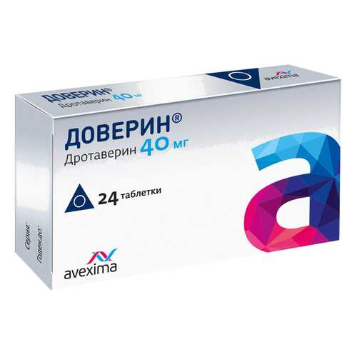 Доверин таблетки 40 мг №24 в Горздрав