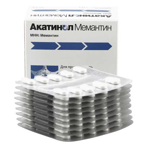 Акатинол Мемантин таблетки 10 мг 90 шт. в Горздрав