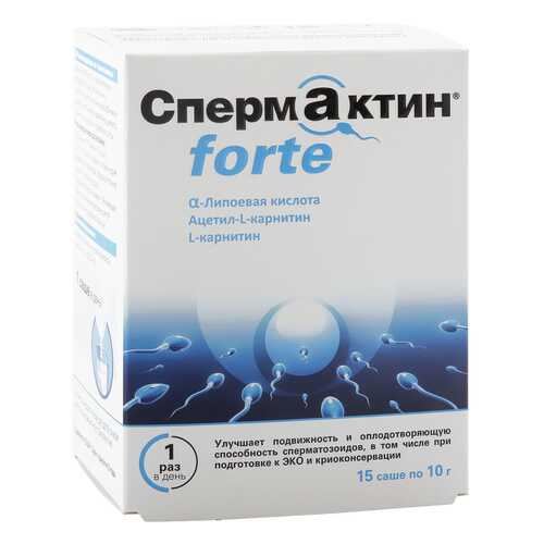 Man's formula PharmaMed спермактин форте порошок 10 г 15 шт. в Горздрав