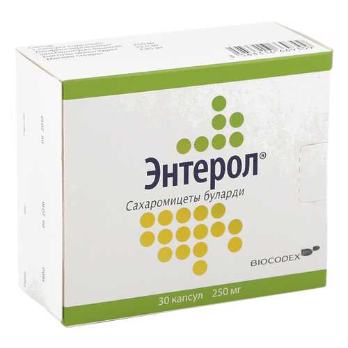 Энтерол капсулы 250 мг 30 шт. Biocodex Laboratoires в Горздрав