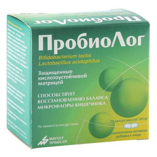 ПробиоЛог Mayoly-Spindler 180 мг 30 капсул в Горздрав