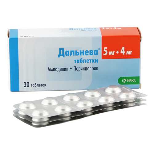Дальнева таблетки 5 мг+4 мг 30 шт. в Горздрав