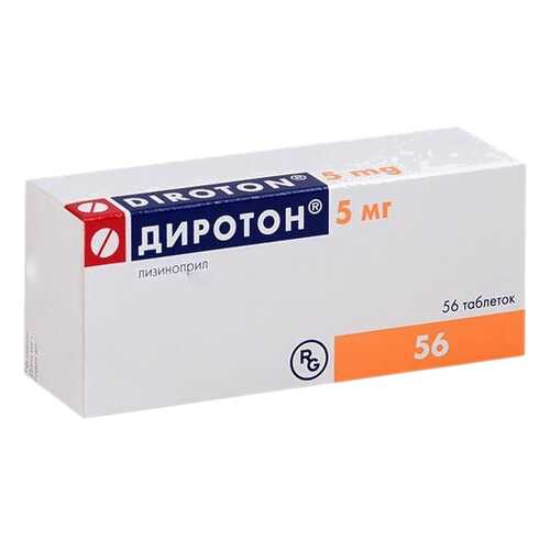 Диротон таблетки 5 мг №56 в Горздрав