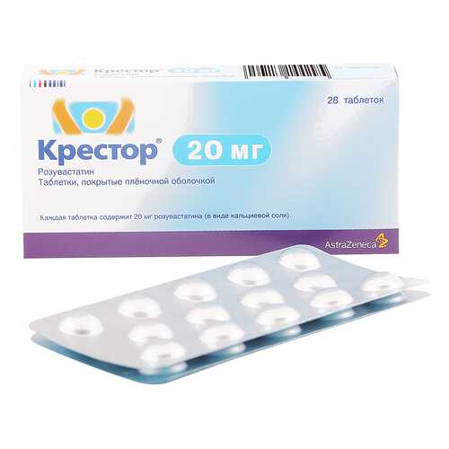 Крестор таблетки 20 мг 28 шт. в Горздрав