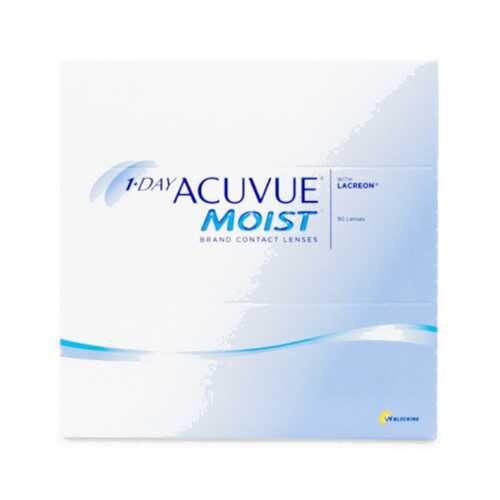Контактные линзы 1-Day Acuvue Moist 90 линз R 9,0 -3,75 в Горздрав