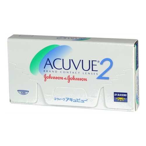 Контактные линзы Acuvue 2 6 линз R 8,7 +1,25 в Горздрав