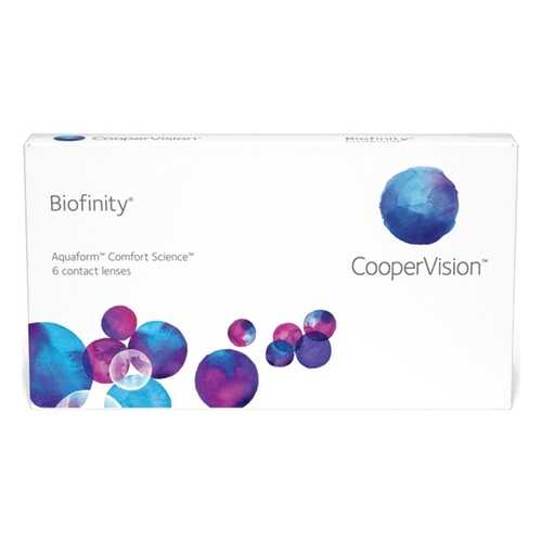 Контактные линзы Biofinity 6 линз +1,50 в Горздрав