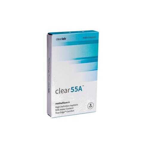 Контактные линзы ClearLab Clear 55 A 6 линз R 8.7 -02,00 в Горздрав