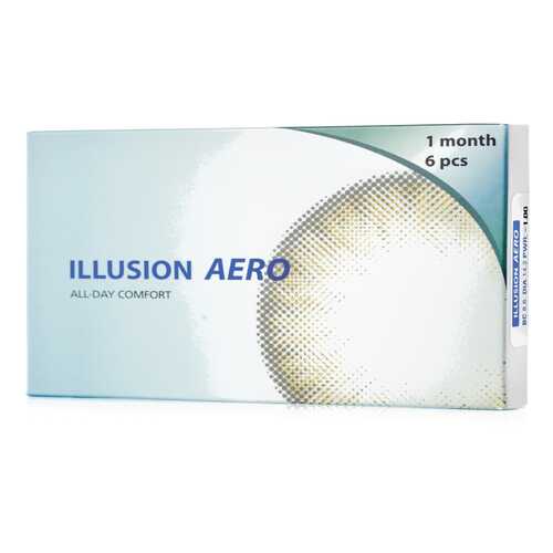Контактные линзы ILLUSION Aero 6 линз R 8.6 -4.75D в Горздрав