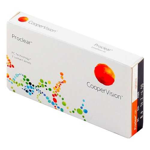 Контактные линзы Proclear 3 линзы R 8,6 -10,00 в Горздрав
