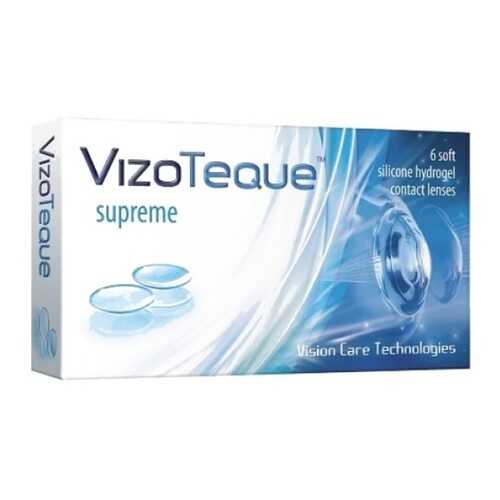 Контактные линзы VizoTeque Supreme 6 линз R 8,6 -4,00 в Горздрав