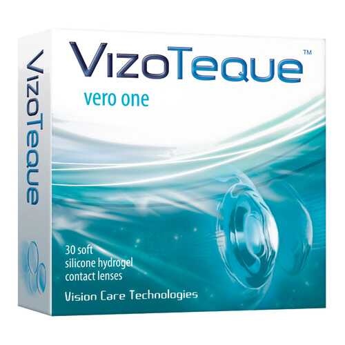 Контактные линзы Vizoteque Vero One 30 линз R 8,6 -1,75 в Горздрав