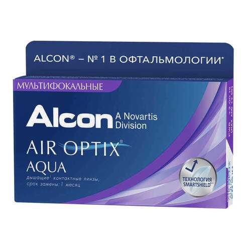 Контактные линзы Air Optix Aqua Multifocal 3 линзы high -2,75 в Горздрав