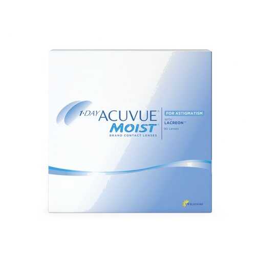 Контактные линзы 1-Day Acuvue Moist for Astigmatism 90 линз -7,00/-1,25/10 в Горздрав