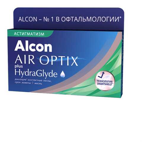 Контактные линзы AirOptix HydraGlyde for Astigmatism 3 шт. PWR -6,50, CYL -1,75, AXIS 110 в Горздрав