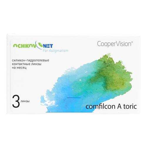 Контактные линзы Ochkov.Net for Astigmatism 3 линзы R 8,7 -2,75/-1,75/80 в Горздрав