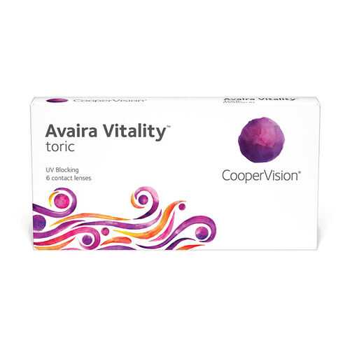 Линзы контактные CooperVision Avaira Vitality toric 6 шт. -3,5/0,75/10 в Горздрав