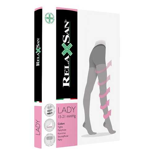Колготки компрессионные Relaxsan Collant 70 den 15-21 мм.рт.ст. р.2 черные в Горздрав