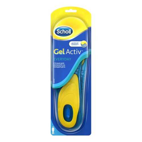 Стельки для обуви Scholl gelactiv everyday для мужчин р.40-46 в Горздрав