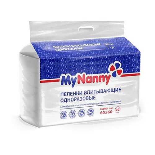 Пеленки впитывающие Medmil MyNanny 30 шт. 60x60 см в Горздрав