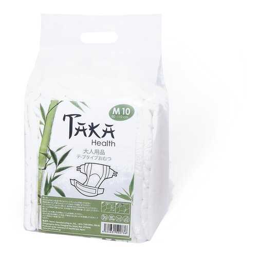 Подгузники для взрослых Тaka Health M 80 - 110 см 10 шт. в Горздрав