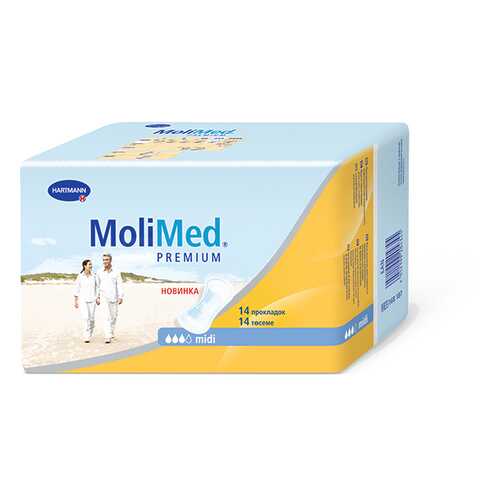 Урологические прокладки Molimed Premium midi 14 шт. в Горздрав