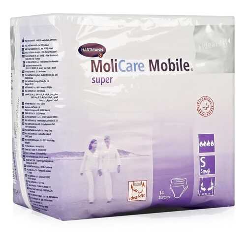Впитывающие трусы для взрослых, S, 14 шт. MoliCare Mobile Super в Горздрав