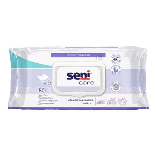 Влажные салфетки Seni Care 80 шт в Горздрав