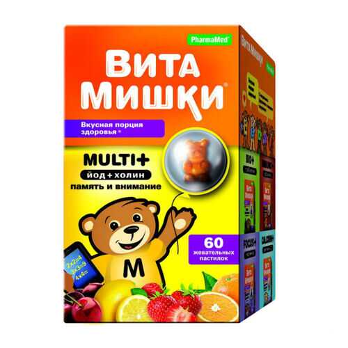ВитаМишки Мульти+ пастилки жевательные №60 в Горздрав