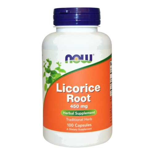 Добавка для иммунитета NOW Licorice Root 100 капс. сладкий в Горздрав