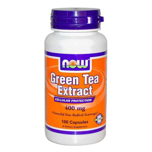 Добавка для здоровья NOW Green Tea Extract 100 капс. в Горздрав